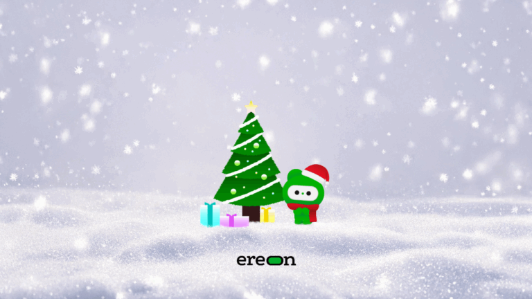 서빙로봇 이리온 크리스마스 배경 화면